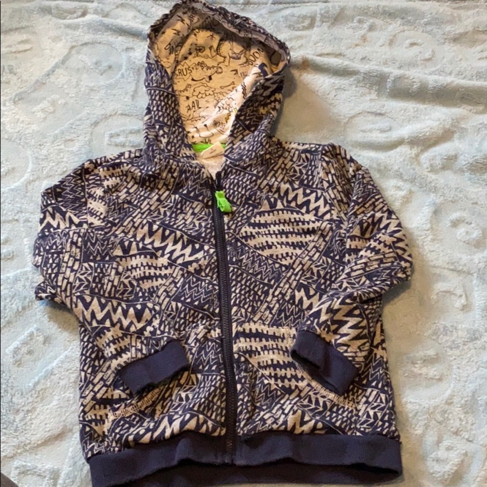 EGG Baby, boy’s zip up hoodie, size 3